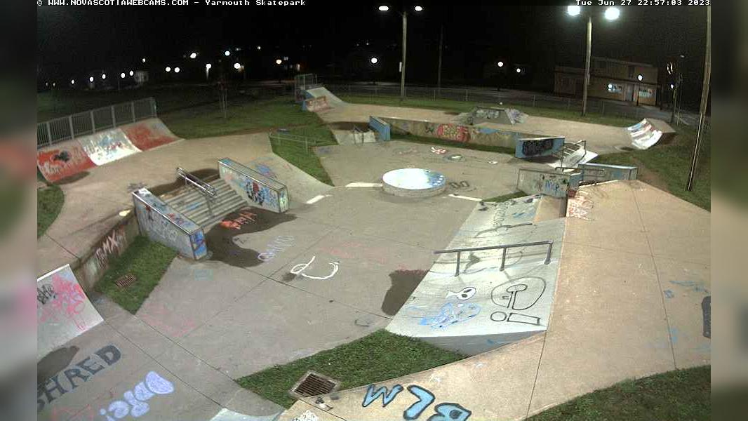 Traffic Cam Downtown › West: Yarmouth Skatepark