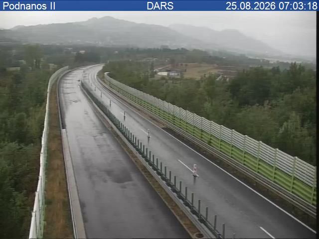 Traffic Cam Porece: H4, Razdrto - Vrtojba, Podnanos II