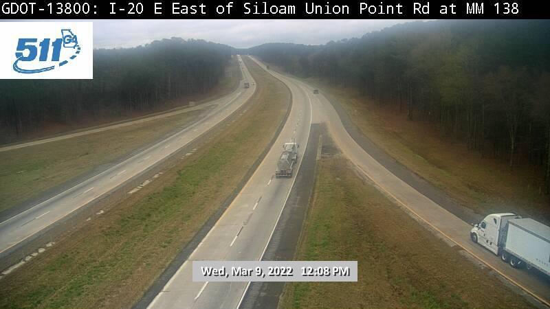 Traffic Cam Siloam: GDOT-CAM-I-20 EB @ SR 77