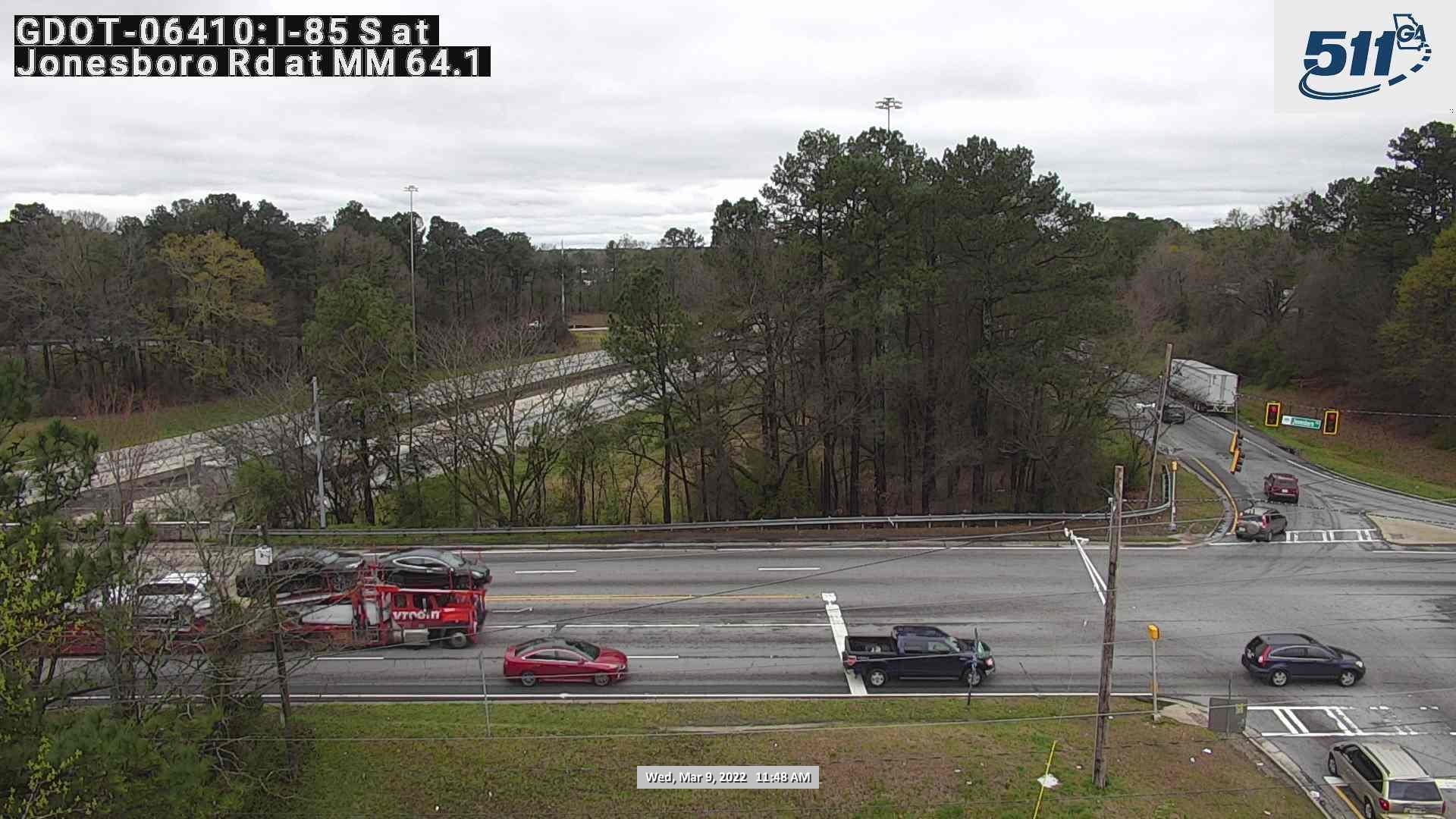 Traffic Cam Union City: GDOT-CAM-