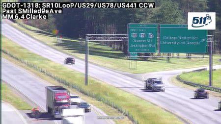 Traffic Cam Athens-Clarke County Unified Government: GDOT-CCTV-SR10-00650-CCW-01--1