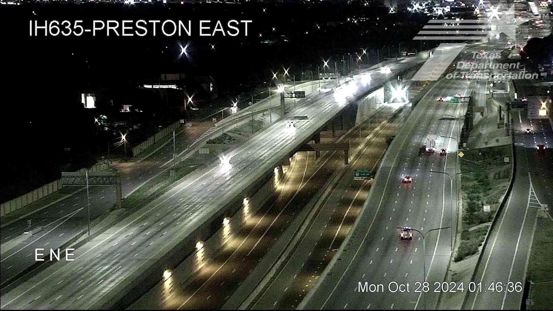 Traffic Cam Dallas › East: I-635 @ Preston East