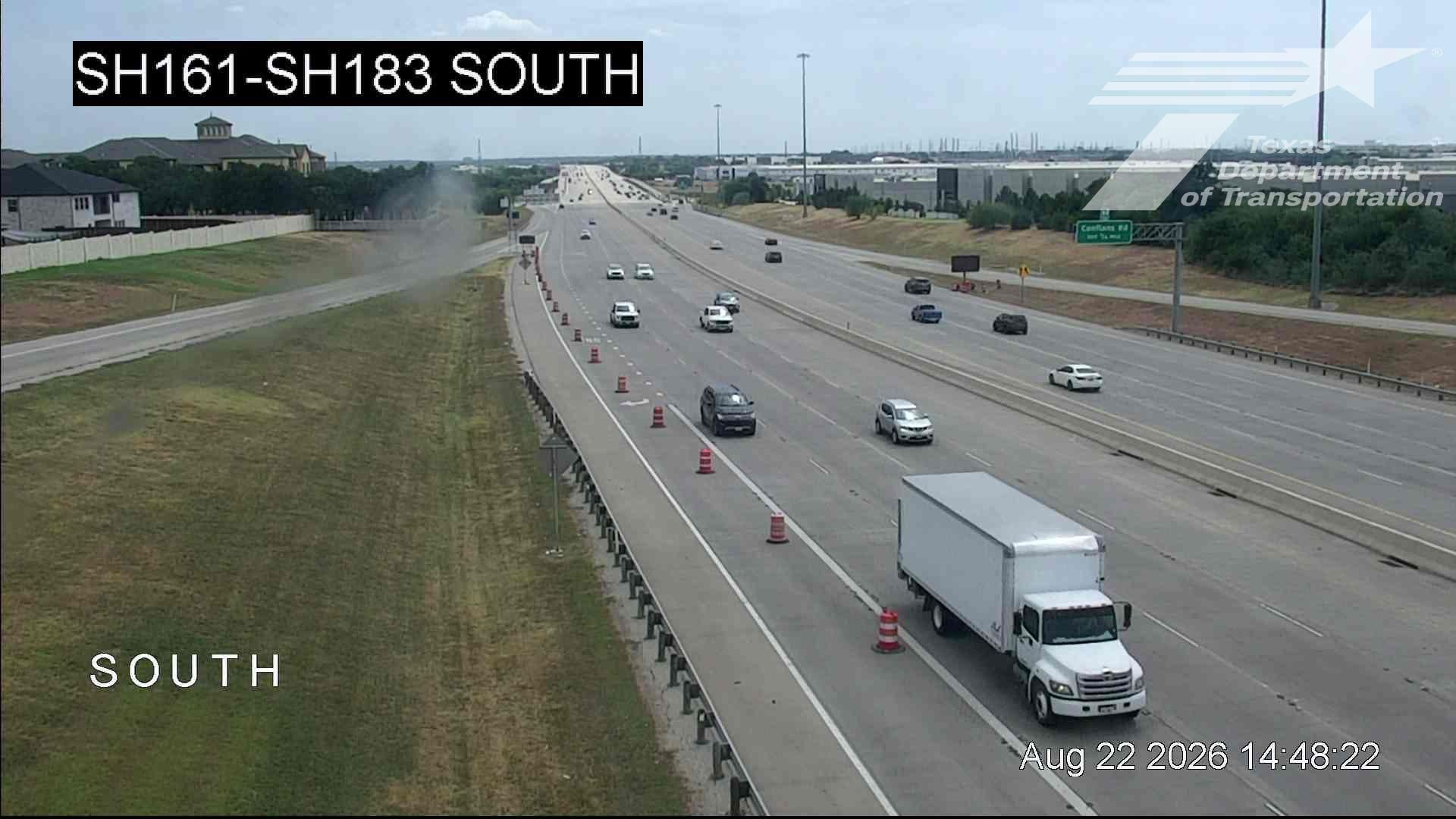 Traffic Cam Irving › North: SH 161 @ SH 183 South