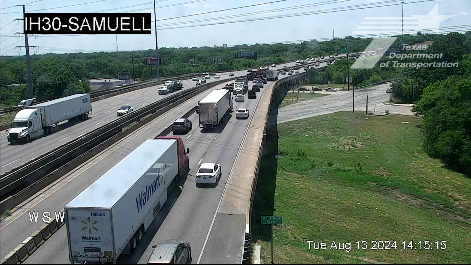 Traffic Cam Dallas › East: I-30 @ Samuell