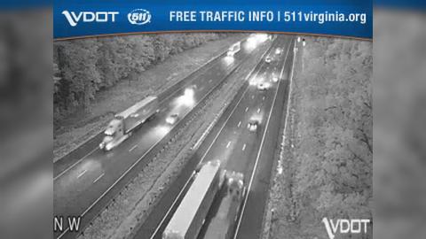 Traffic Cam Stanards Mill: I-95 - MM 120.1 - NB