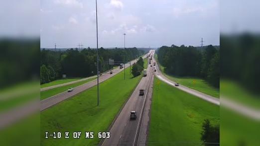 Traffic Cam Bay Saint Louis: I-10 at MS 603 - Hancock county