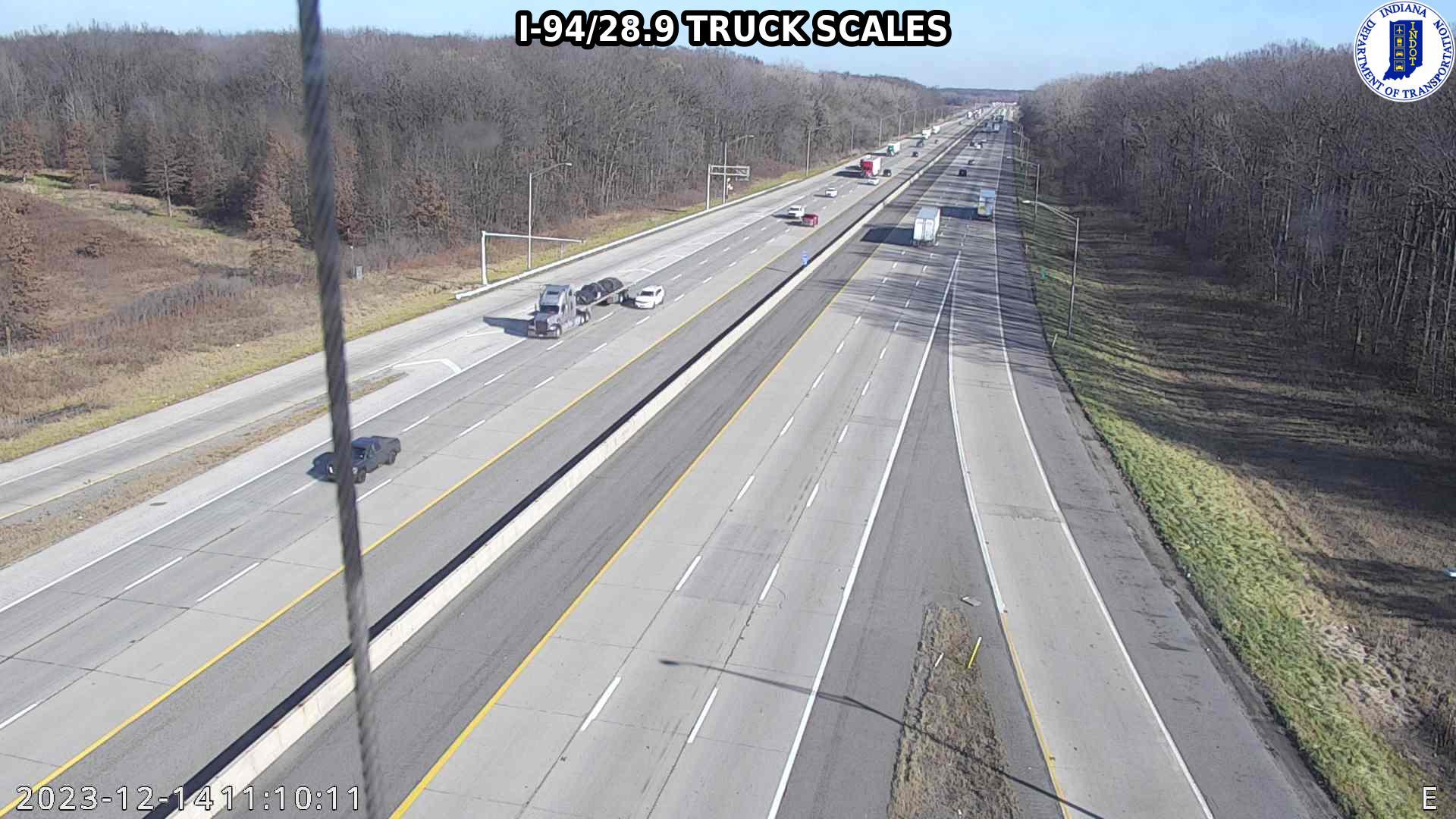 Traffic Cam Furnessville: I-94: I-94/28.9 TRUCK SCALES: I-94/28.9 TRUCK SCALES