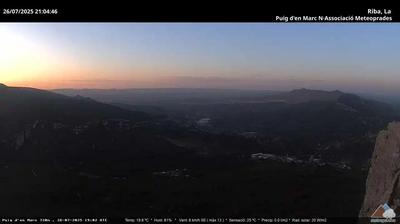 Alcover mountain webcam
