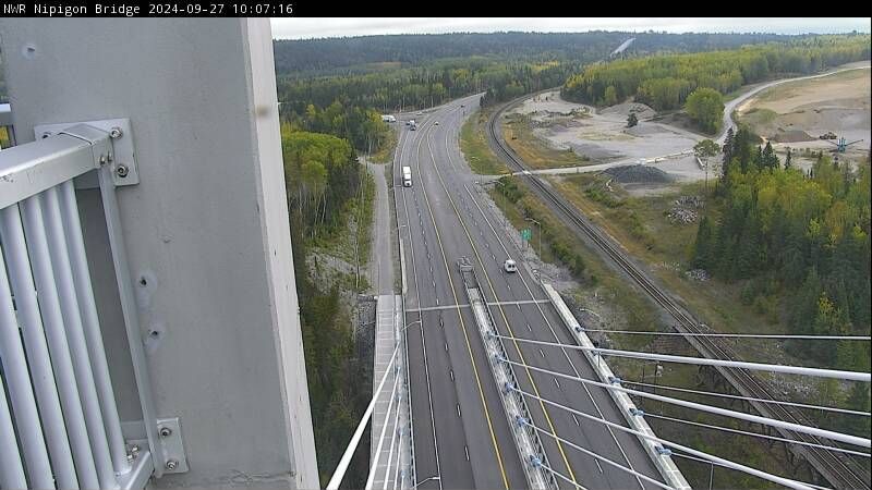 Traffic Cam Nipigon Township: Highway 17 near Nipigon River Bridge