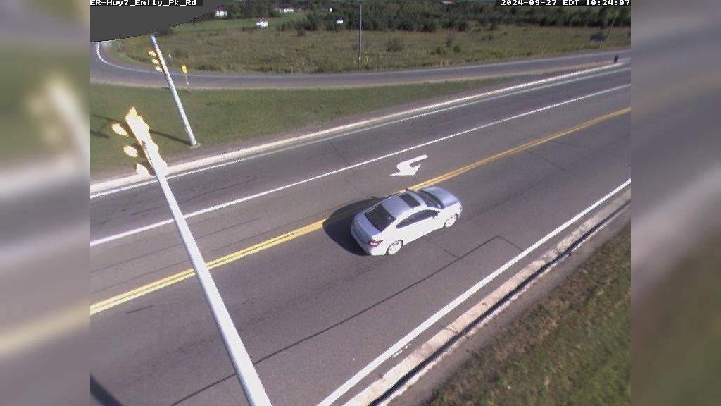Traffic Cam Omemee: Highway 7 at Emily Park Rd