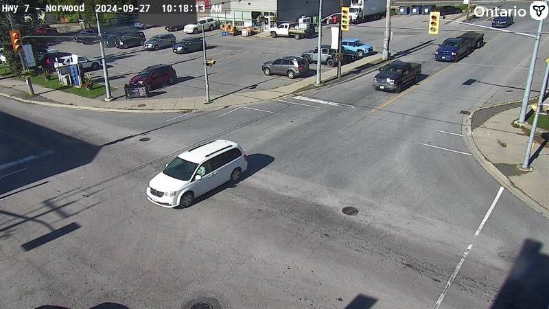 Traffic Cam Asphodel-Norwood: Highway 7 at Norwood