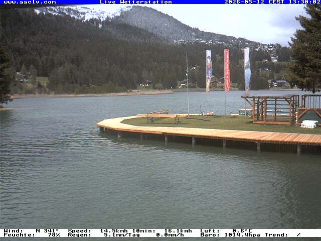 Lenzerheide: Wassersportcenter SSCLV, Heidsee - Valbella