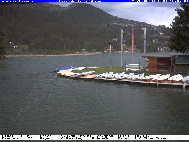 Lenzerheide: Wassersportcenter SSCLV, Heidsee - Valbella