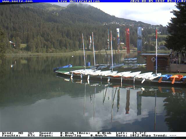 Lenzerheide: Wassersportcenter SSCLV, Heidsee - Valbella