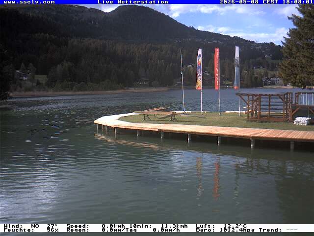 Lenzerheide: Wassersportcenter SSCLV, Heidsee - Valbella