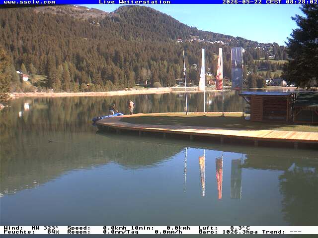 Lenzerheide: Wassersportcenter SSCLV, Heidsee - Valbella