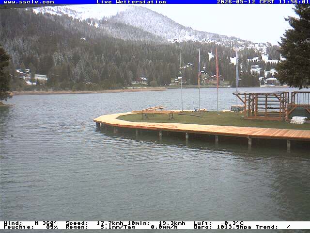 Lenzerheide: Wassersportcenter SSCLV, Heidsee - Valbella