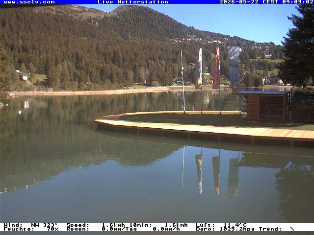 Lenzerheide: Wassersportcenter SSCLV, Heidsee - Valbella