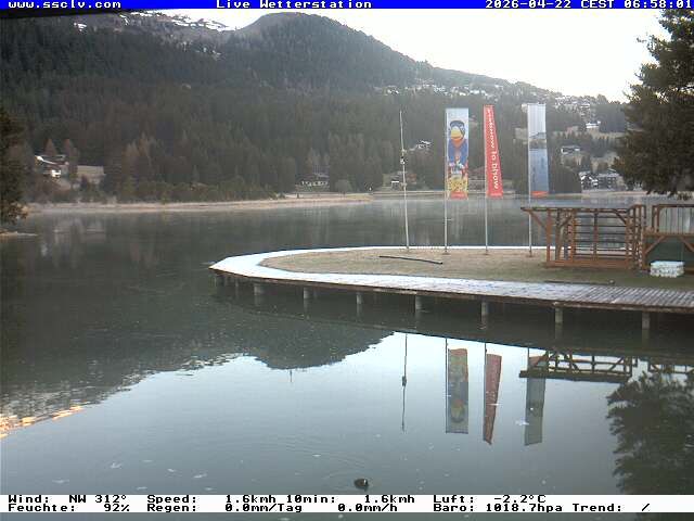 Lenzerheide: Wassersportcenter SSCLV, Heidsee - Valbella