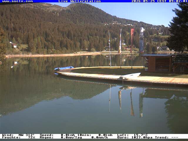 Lenzerheide: Wassersportcenter SSCLV, Heidsee - Valbella