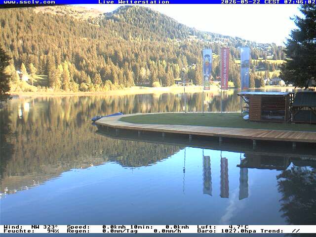 Lenzerheide: Wassersportcenter SSCLV, Heidsee - Valbella