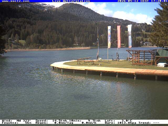 Lenzerheide: Wassersportcenter SSCLV, Heidsee - Valbella