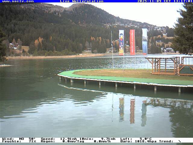 Lenzerheide: Wassersportcenter SSCLV, Heidsee - Valbella