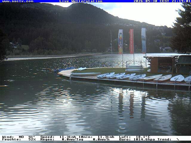 Lenzerheide: Wassersportcenter SSCLV, Heidsee - Valbella