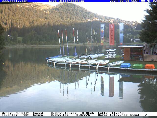 Lenzerheide: Wassersportcenter SSCLV, Heidsee - Valbella