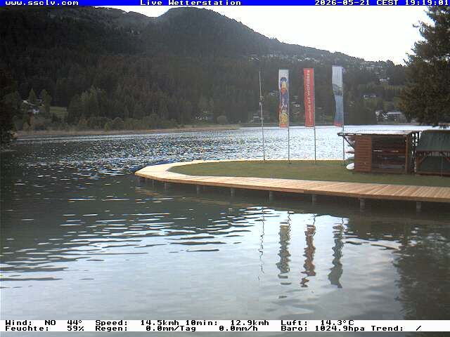 Lenzerheide: Wassersportcenter SSCLV, Heidsee - Valbella