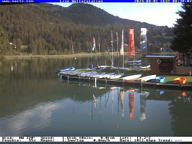 Lenzerheide: Wassersportcenter SSCLV, Heidsee - Valbella