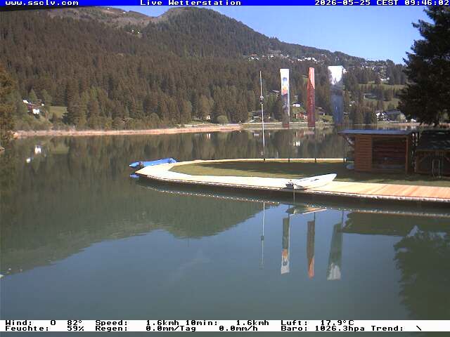 Lenzerheide: Wassersportcenter SSCLV, Heidsee - Valbella