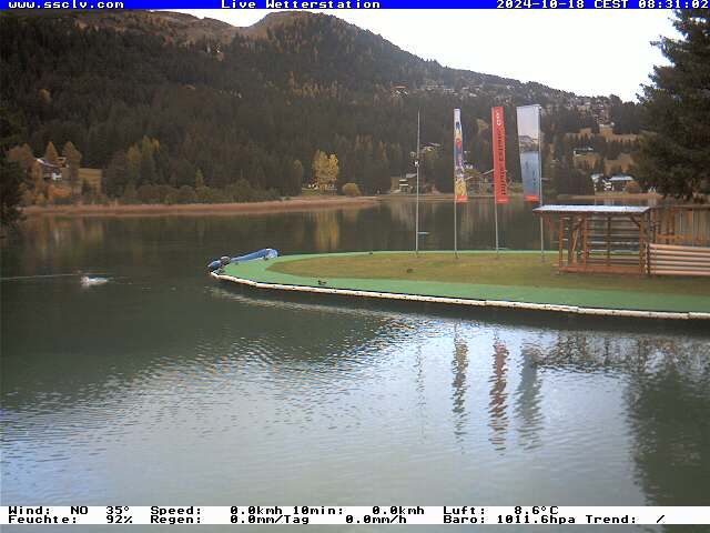 Lenzerheide: Wassersportcenter SSCLV, Heidsee - Valbella