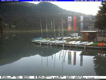 Lenzerheide: Wassersportcenter SSCLV, Heidsee - Valbella