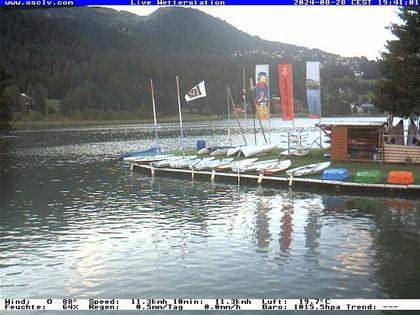 Lenzerheide: Wassersportcenter SSCLV, Heidsee - Valbella