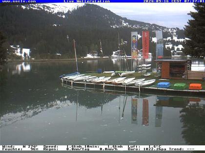 Lenzerheide: Wassersportcenter SSCLV, Heidsee - Valbella