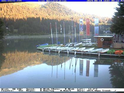 Lenzerheide: Wassersportcenter SSCLV, Heidsee - Valbella