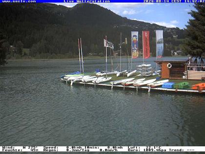 Lenzerheide: Wassersportcenter SSCLV, Heidsee - Valbella