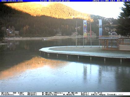 Lenzerheide: Wassersportcenter SSCLV, Heidsee - Valbella