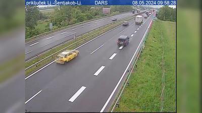 Avtocesta Maribor - Ljubljana, priključek Šentjakob, Podgorica