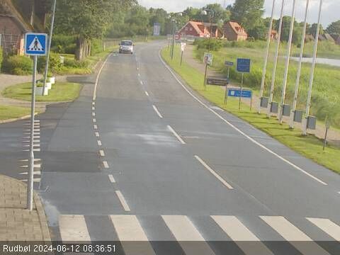 Traffic Cam Aventoft: Rudbøl, Grenzübergang