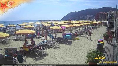 immagine della webcam nei dintorni di Imperia: webcam Laigueglia