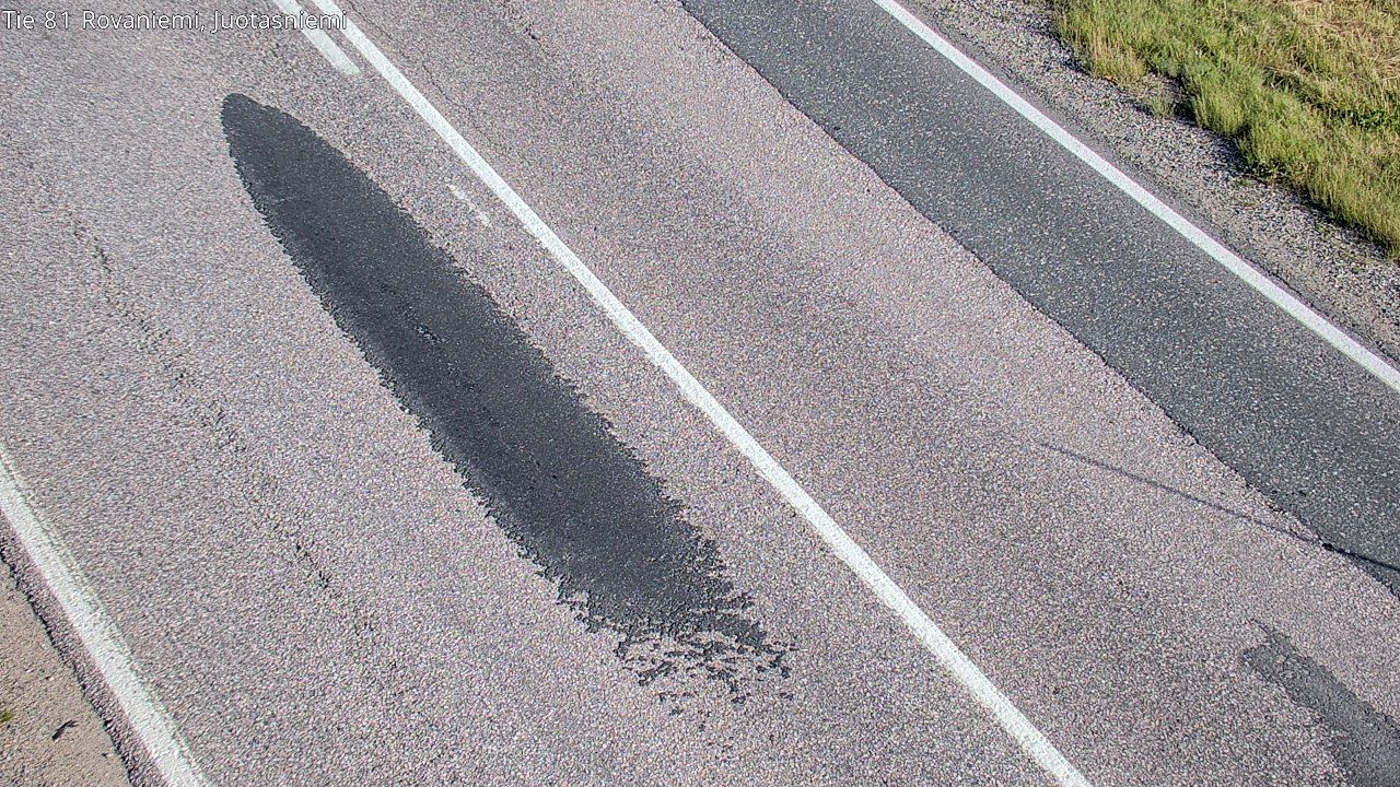 Traffic Cam Rovaniemi: Tie81 - Juotasniemi - Tienpinta