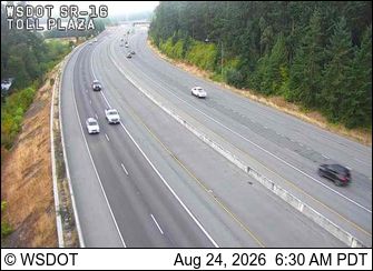 Traffic Cam Fife: SR 16 at MP 9.3: Toll Plaza