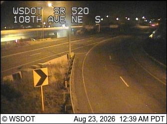 Traffic Cam Bellevue: SR 520 at MP 6.2: 108th ave NE, SB
