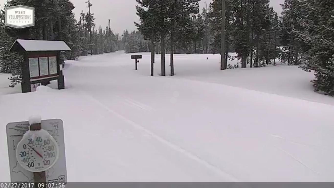 Traffic Cam West Yellowstone: Rendezvous Ski Trail