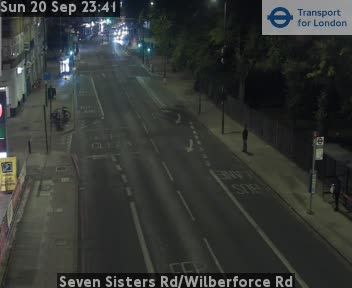Traffic Cam North Cheam: Seven Sisters Rd/Wilberforce Rd