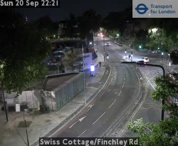 Traffic Cam London: Swiss Cottage/Finchley Rd