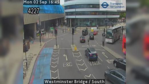 Traffic Cam London: Westminster Bridge - South