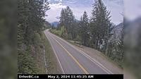 Regional District of Central Kootenay > North: Hwy 3A near Sanca Creek, 1.6 km south of Sanca Creek Bridge, looking south - Day time